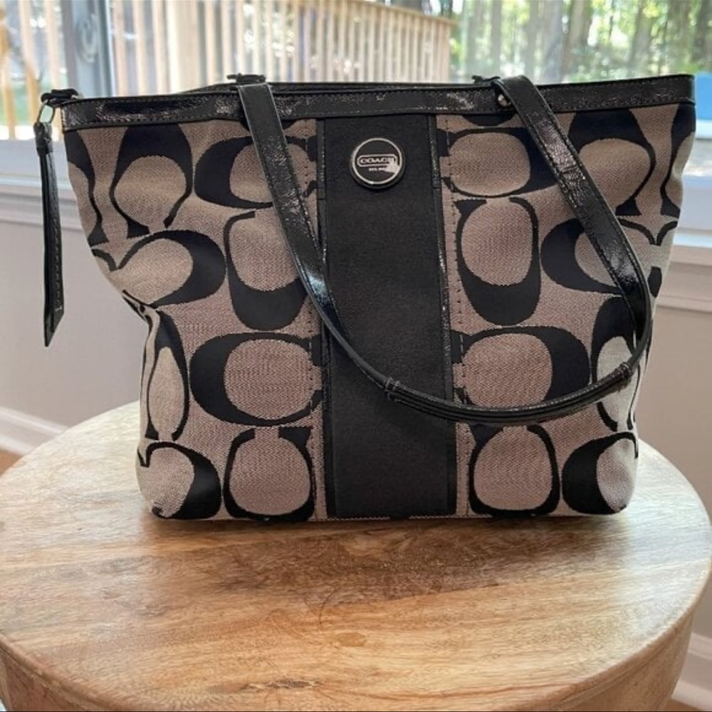 Coach Canvas Shoulder Bag